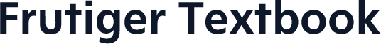 Frutiger Textbook