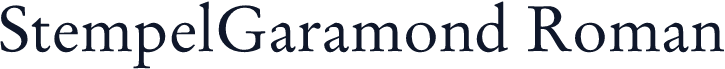 StempelGaramond Roman