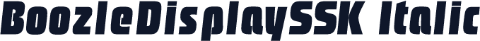 BoozleDisplaySSK Italic