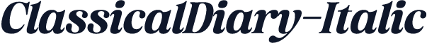ClassicalDiary-Italic