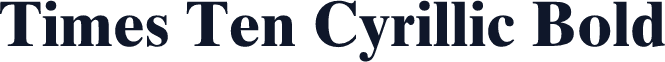 Times Ten Cyrillic Bold