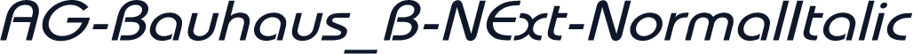 AG-Bauhaus_B-NExt-NormalItalic