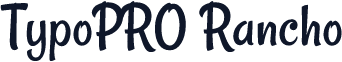 TypoPRO Rancho