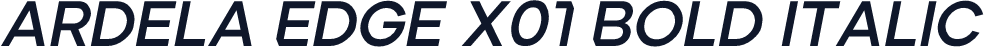 Ardela Edge X01 Bold Italic