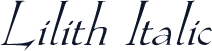 Lilith Italic