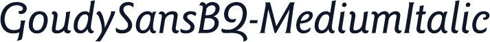 GoudySansBQ-MediumItalic