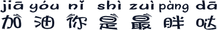 加油你是最胖哒