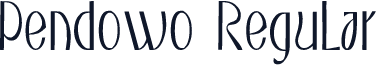 Pendowo Regular