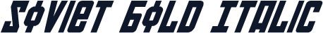 Soviet Bold Italic