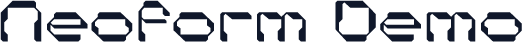 Neoform Demo