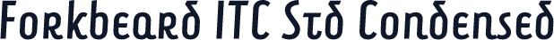 Forkbeard ITC Std Condensed