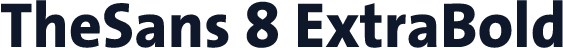 TheSans 8 ExtraBold