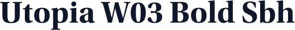 Utopia W03 Bold Sbh
