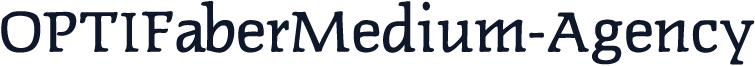 OPTIFaberMedium-Agency