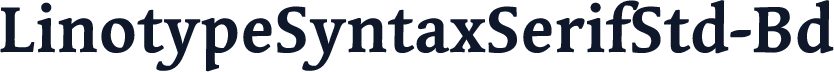LinotypeSyntaxSerifStd-Bd