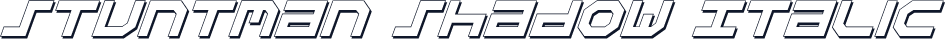 Stuntman Shadow Italic