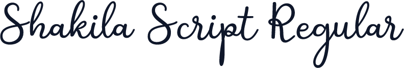 Shakila Script Regular