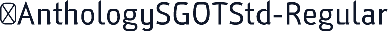 ☞AnthologySGOTStd-Regular