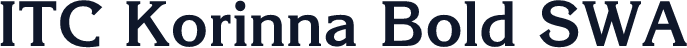 ITC Korinna Bold SWA