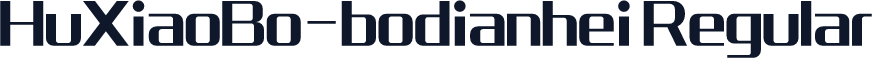 HuXiaoBo-bodianhei Regular