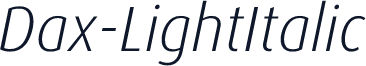 Dax-LightItalic