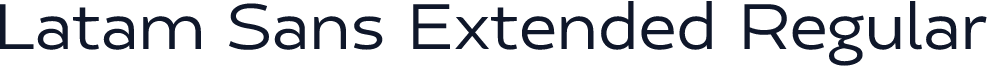Latam Sans Extended Regular
