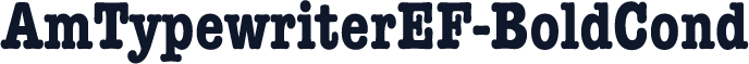 AmTypewriterEF-BoldCond