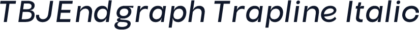 TBJEndgraph Trapline Italic