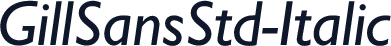 GillSansStd-Italic