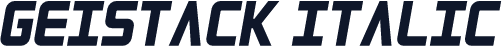 Geistack Italic