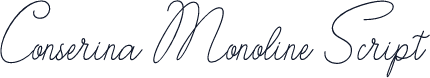 Conserina Monoline Script