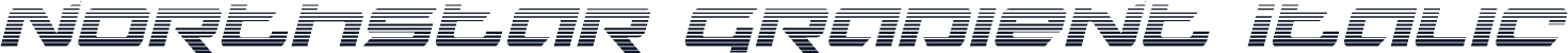 Northstar Gradient Italic