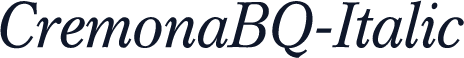 CremonaBQ-Italic