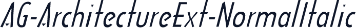AG-ArchitectureExt-NormalItalic