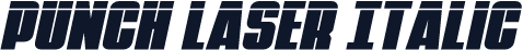 Punch Laser Italic
