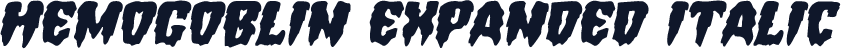 Hemogoblin Expanded Italic