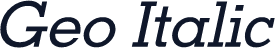 Geo Italic