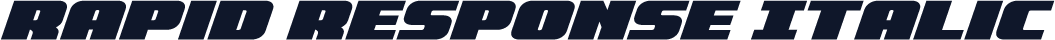 Rapid Response Italic