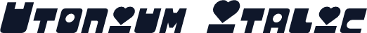 Utonium Italic