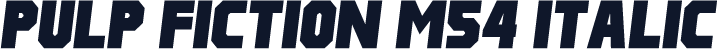 Pulp Fiction M54 Italic