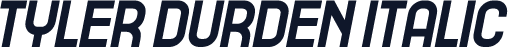 Tyler Durden Italic