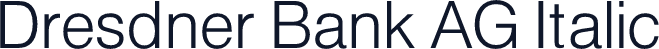 Dresdner Bank AG Italic