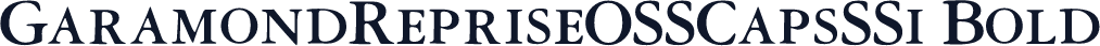 GaramondRepriseOSSCapsSSi Bold