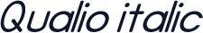 Qualio italic