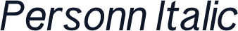 Personn Italic