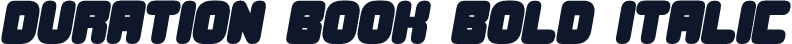 Duration Book Bold Italic