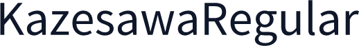 KazesawaRegular
