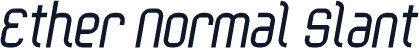 Ether Normal Slant