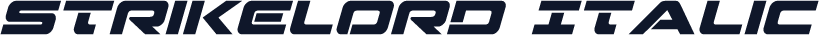 Strikelord Italic