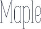 Maple